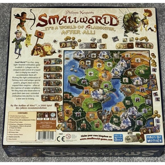 Small World Board Game by Days of Wonder By Philippe Keyaerts - Complete - Picture 8 of 8